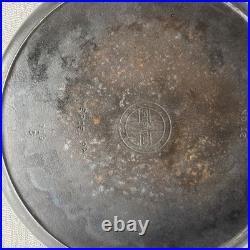 Vintage Griswold No. 12 Cast Iron Skillet 719 D heat ring Erie PA small logo