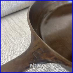 Vintage Griswold No. 12 Cast Iron Skillet 719 D heat ring Erie PA small logo