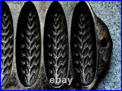 Vintage Griswold No 27 Wheat Corn Stick Pan Cast Iron 638 Erie