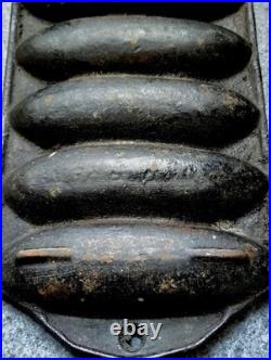 Vintage Griswold No 27 Wheat Corn Stick Pan Cast Iron 638 Erie