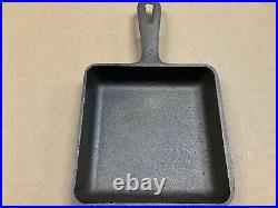 Vintage Griswold No 3 (2103) Cast Iron Square-Fry Skillet