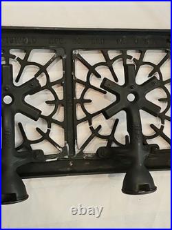 Vintage Griswold No. 402 Cast Iron Dual Burner Camp Stove excellent. Free ship