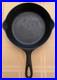 Vintage Griswold No. 5 Cast Iron Skillet 724L, Erie Slant Logo with Heat Ring