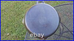 Vintage Griswold No. 7 Cast Iron Double Skillet Hinged Skillet Only RESTORED