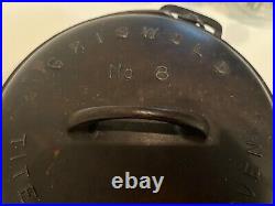 Vintage Griswold No 8 Cast Iron Dutch Oven Block Logo 833K Made in Erie, PA