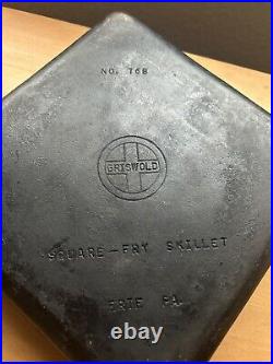 Vintage Griswold Square Cast Iron Skillet No. 768