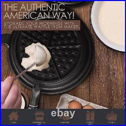 Vintage Inspired Great American Waffle Iron Made in USA
