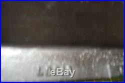 Vintage LBD13 Huge Cast Iron Fish Fryer Roasting Pan 19 X 11.5 VERY RARE