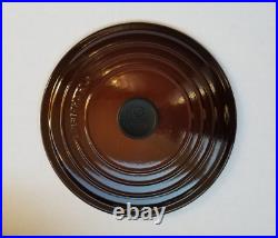 Vintage LE CREUSET #26 Brown Enamel 5.5 Qt Cast Iron Dutch Oven France