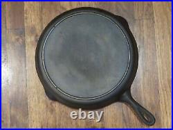 Vintage LODGE 3-Notch #10 Cast Iron SKILLET