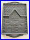 Vintage Large Cast Iron John Wright Gingerbread House Christmas 2 Sided Mold