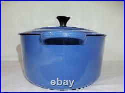 Vintage Le Creuset Dutch Oven 6.75 Qt HARMONIC BLUE G #31 6-3/4Qt Oval