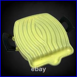 Vintage Le Creuset Raymond Loewy Tostador Grill Elysée Yellow MCM France 1960s