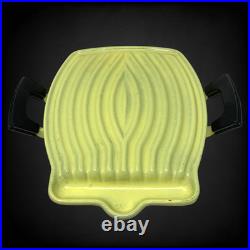 Vintage Le Creuset Raymond Loewy Tostador Grill Elysée Yellow MCM France 1960s