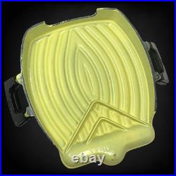 Vintage Le Creuset Raymond Loewy Tostador Grill Elysée Yellow MCM France 1960s