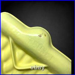 Vintage Le Creuset Raymond Loewy Tostador Grill Elysée Yellow MCM France 1960s