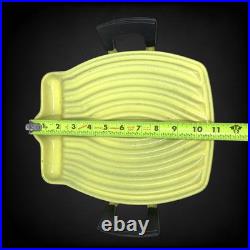 Vintage Le Creuset Raymond Loewy Tostador Grill Elysée Yellow MCM France 1960s