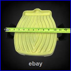 Vintage Le Creuset Raymond Loewy Tostador Grill Elysée Yellow MCM France 1960s
