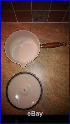 Vintage Le Creuset Set 5 Cast Iron Pans & Lids