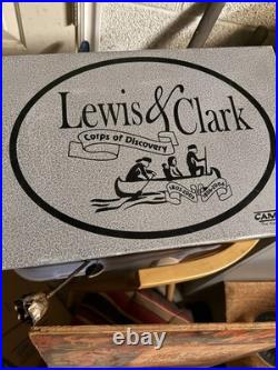 Vintage Lewis and Clark 12 Cast Iron Dutch Lodge Corp Of Discovery & Custom Box