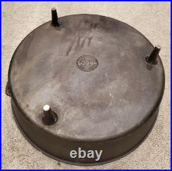 Vintage Lodge #16 Cast Iron Discontinued Camp Dutch Oven Scouts Excellent Cond