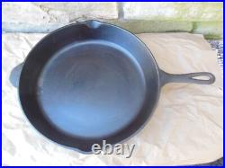 Vintage Lodge 3 Notch #12 Huge Skillet Pan 13 1/4 Diameter