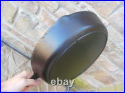 Vintage Lodge 3 Notch #12 Huge Skillet Pan 13 1/4 Diameter