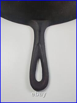 Vintage Lodge 3 Notch Cast Iron Skillet #14 Measuring 15 In Diameter Read