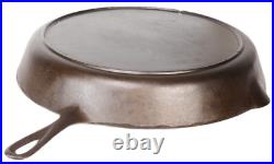 Vintage Lodge 3-Notch No 14 Cast Iron Skillet Restored Condition c1950s