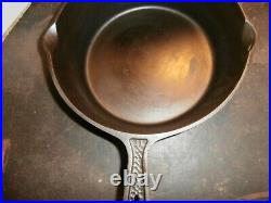 Vintage Lodge 4 in 1 hammered double cast iron skillet s-87 hinged lid, star