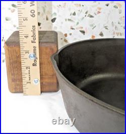 Vintage Lodge #8 10 5/8 Cast Iron Skillet with Lid Very Nice