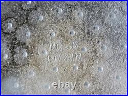 Vintage Lodge #8 10 5/8 Cast Iron Skillet with Lid Very Nice