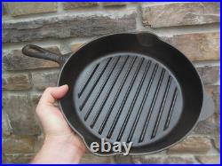 Vintage Lodge Axford Cast Iron Broiler Skillet Pan No Notch Nice! Pat 1931
