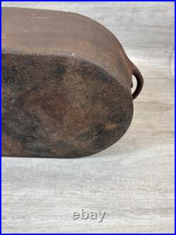 Vintage Lodge/BSR UNMARKED Cast Iron Sportsman Deep Fish Fryer #3060 NO CRACK