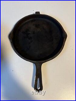 Vintage Lodge Cast Iron 4 In 1 Combo Foursome Cooker Double Skillet