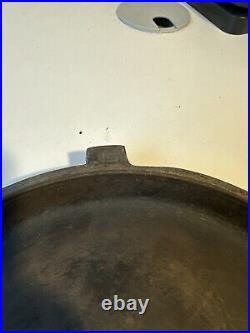 Vintage Lodge Cast Iron 4 In 1 Combo Foursome Cooker Double Skillet