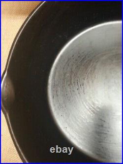 Vintage Lodge Cast Iron Hammered Finish 4 in 1 Double Skillet