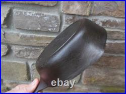 Vintage Lodge Pork Trunz Stores #5 Cast Iron Skillet Pan 1 Notch Advertising