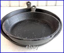 Vintage Lot of 3 Wagner Ware Cast Iron Skillets Made In USA / USED