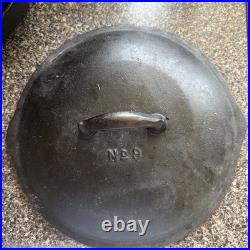 Vintage Martin Number 9 Cast Iron Dome Skillet Lid Vintage Martin Number 9 Cast Iron Dome Skillet Lid