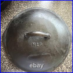 Vintage Martin Number 9 Cast Iron Dome Skillet Lid