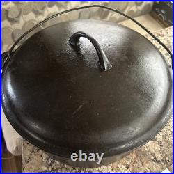 Vintage No. 10 Cast Iron Dutch Oven Best Made S. R. And Co Very Rare