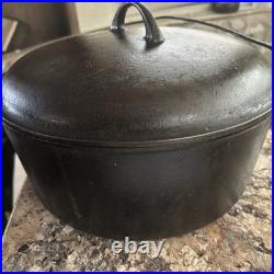 Vintage No. 10 Cast Iron Dutch Oven Best Made S. R. And Co Very Rare