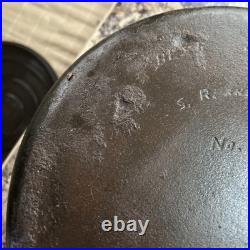 Vintage No. 10 Cast Iron Dutch Oven Best Made S. R. And Co Very Rare