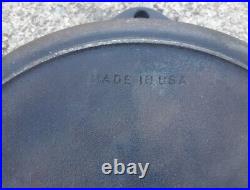 Vintage No. 12 BSR Cast Iron Skillet with Heat Ring & Hanging Hole 13 7/16