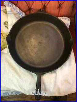 Vintage No. 14 BSR Century Series 15 MADE IN USA Cast Iron Skillet With Heat Ring