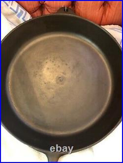 Vintage No. 14 BSR Century Series 15 MADE IN USA Cast Iron Skillet With Heat Ring