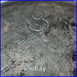 Vintage No. 8 Cast Iron Dutch Oven with 5-Ring Lid Milled Smooth Interior