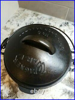 Vintage Plated Wagner Ware No 6 (1266) Cast Iron Dutch Oven very nice