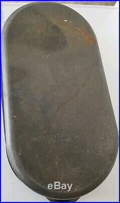 Vintage! SPORTSMAN Cover Griddle #3060 Cast Iron DEEP FISH FRYER (Made in USA)